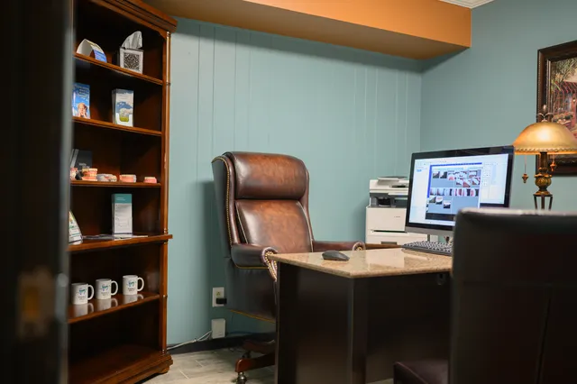 A calm, comfortable treatment room at Terrell Hills Dental